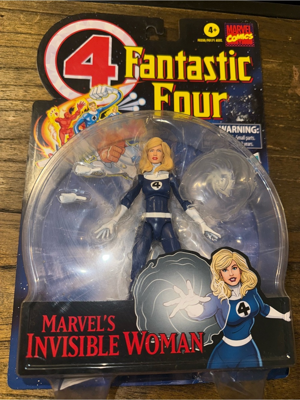 Marvel Fantastic Four Invisible Woman Action Figure - Blue & White